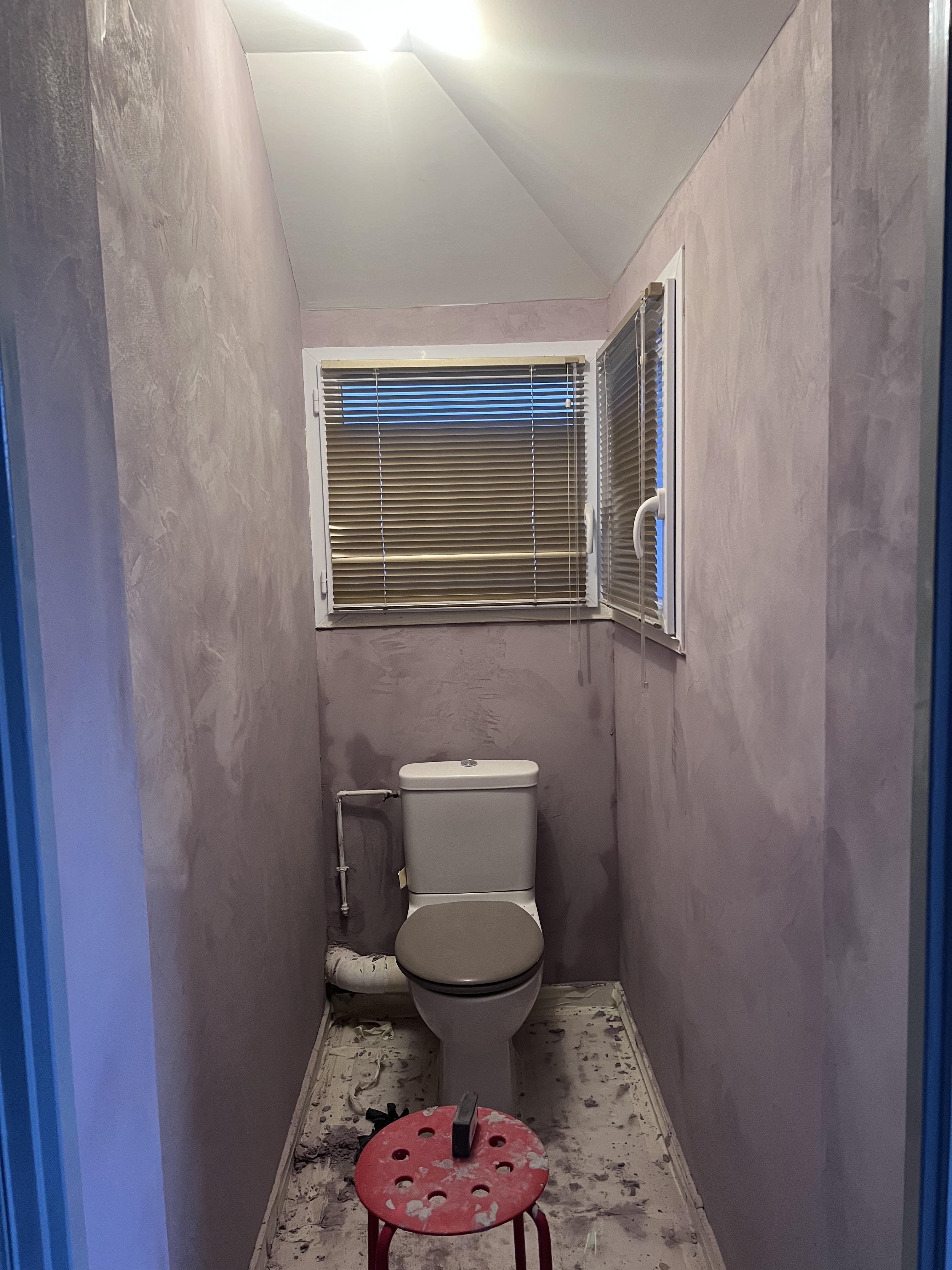 Béton ciré dans un endroit particulier ! 